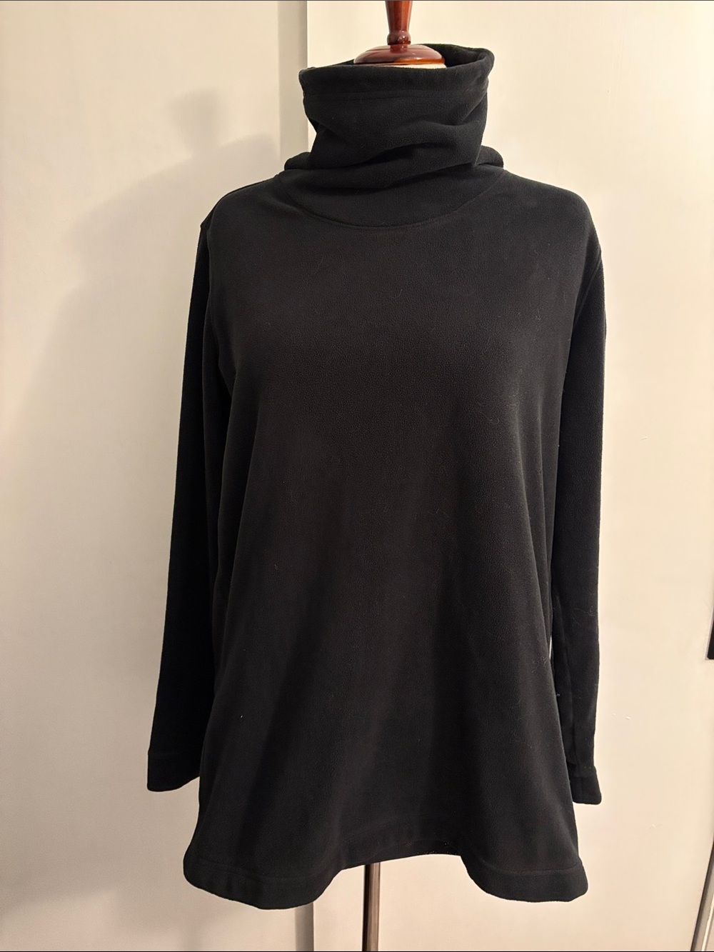 Nike Dri-Fit Black Cowl Neck Long-Sleeve Women's Fleece